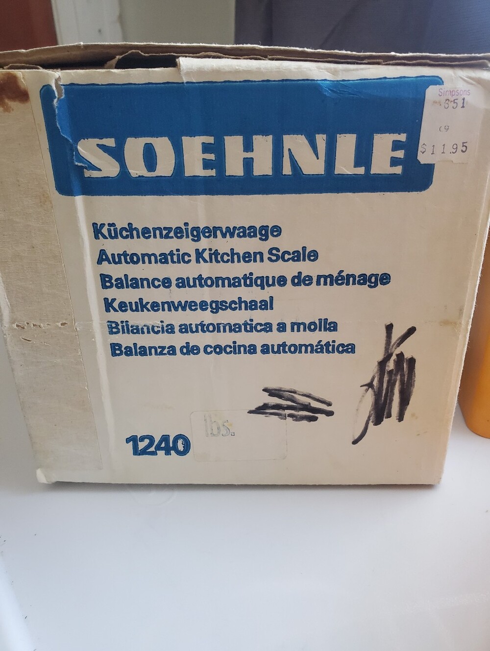 Vintage 1970s Soehnle Automatic Kitchen Scale (Model 1240)Germany - Picture 9 of 10